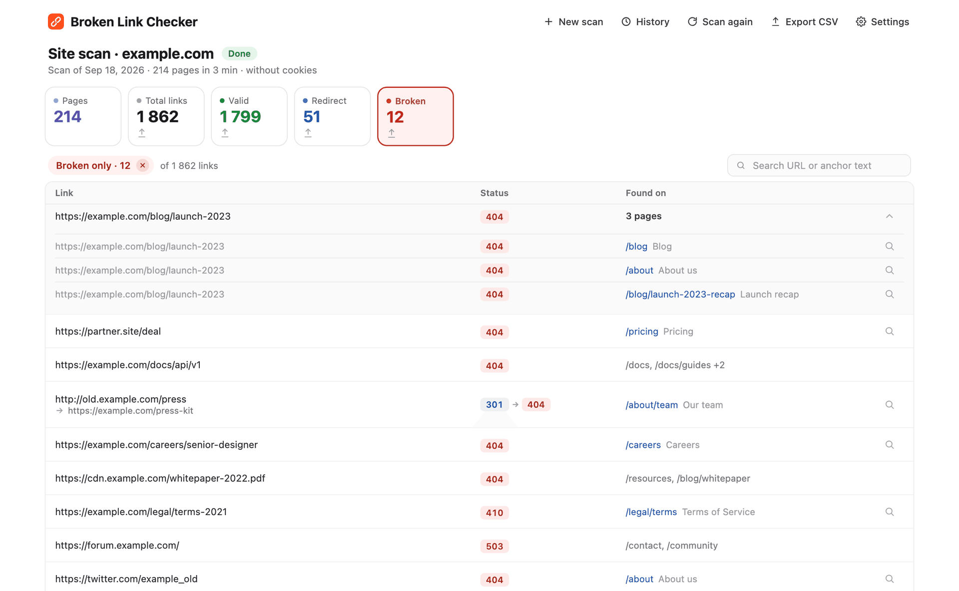 A Screaming Frog Alternative for Checking Broken Links in Chrome